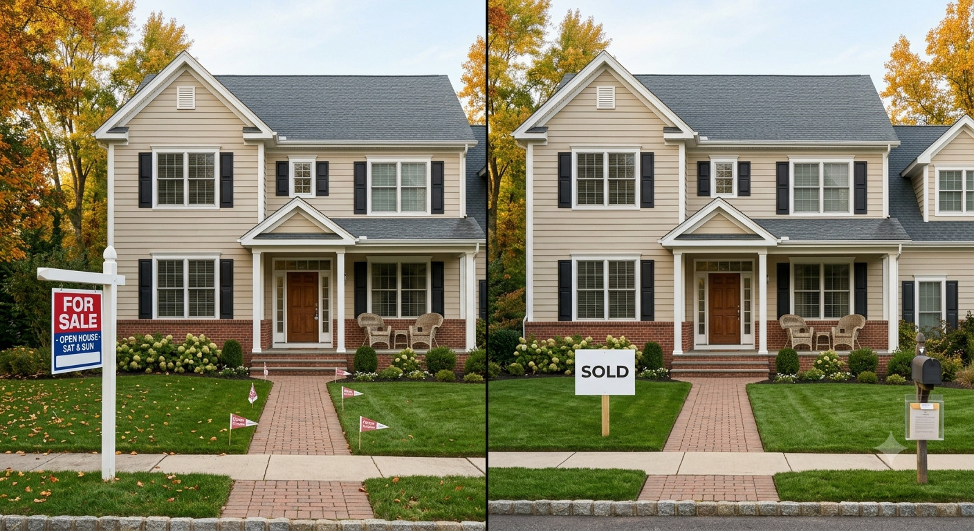 Comparison of selling a New Jersey home to a cash buyer versus listing with a realtor