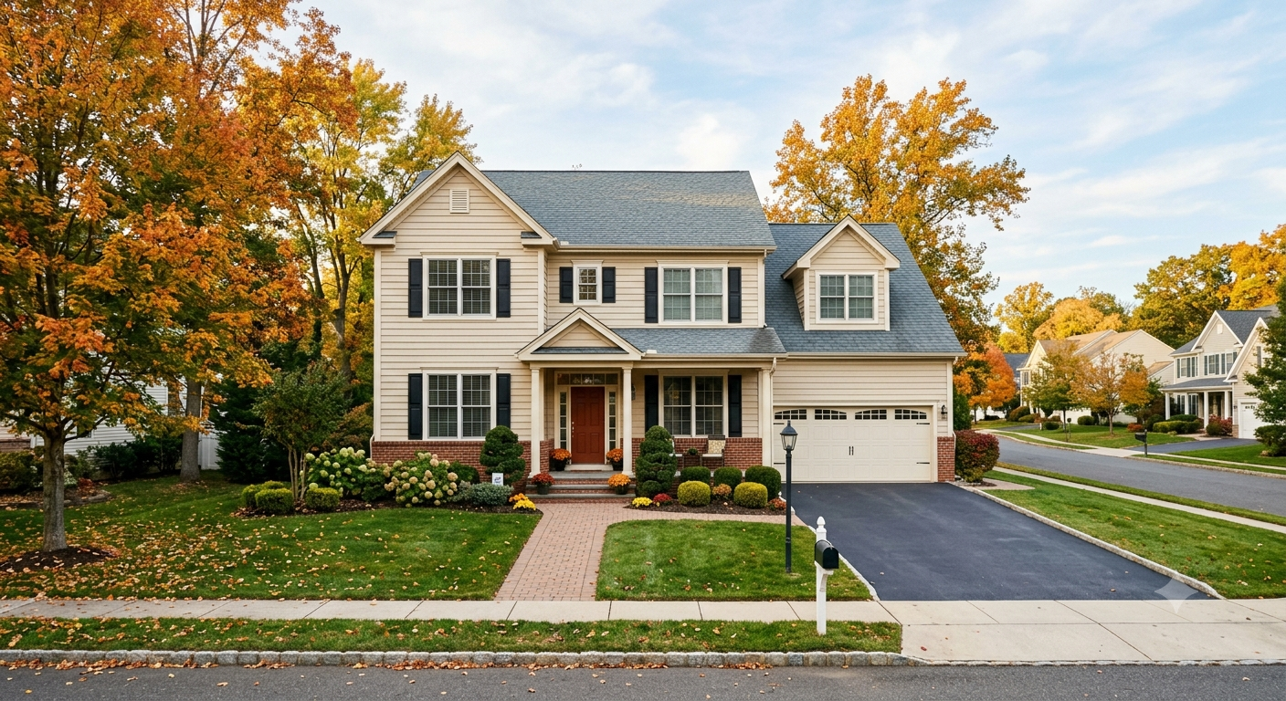 Suburban New Jersey home exterior illustrating options to sell a house before foreclosure