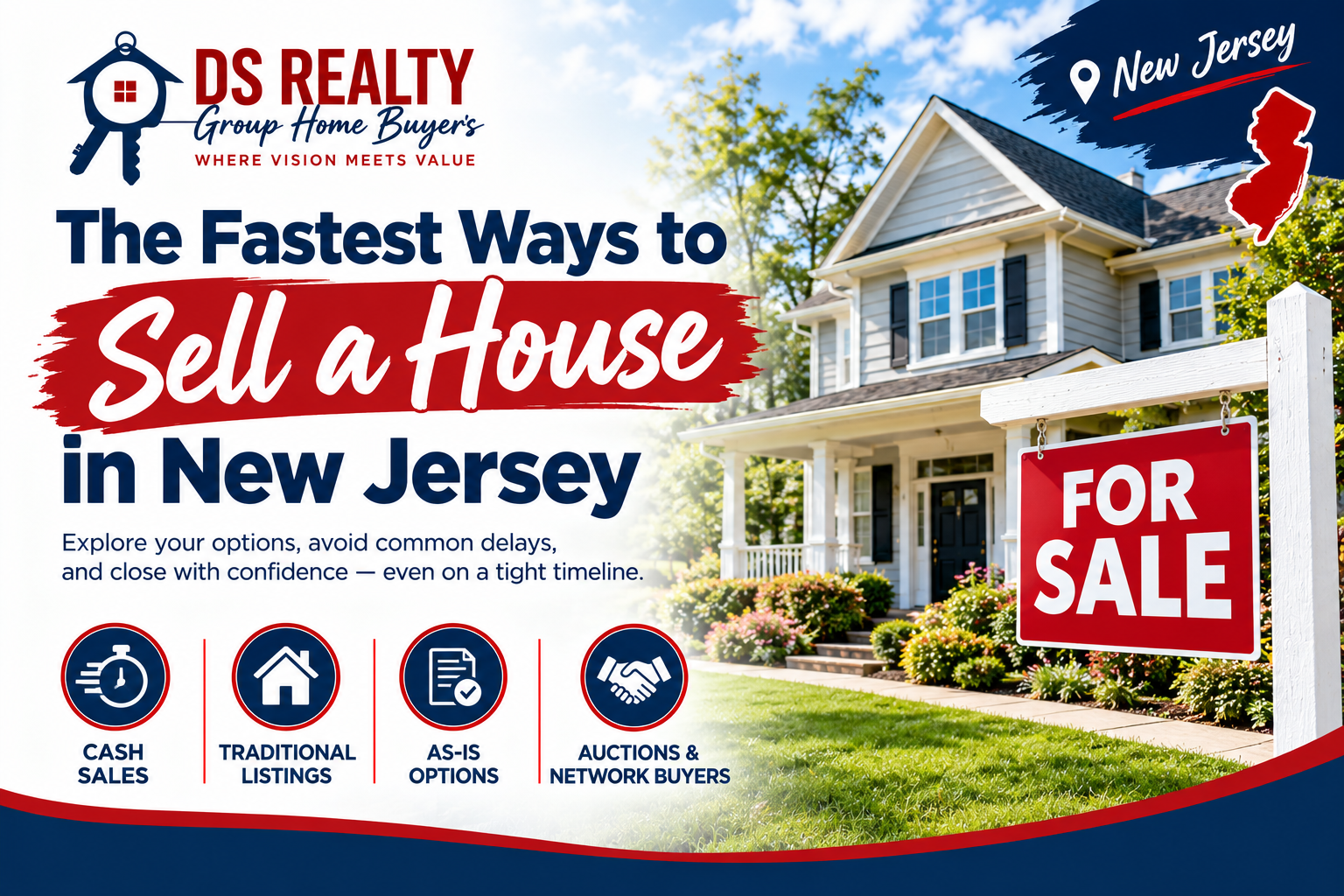 fastest way to sell a house in New Jersey